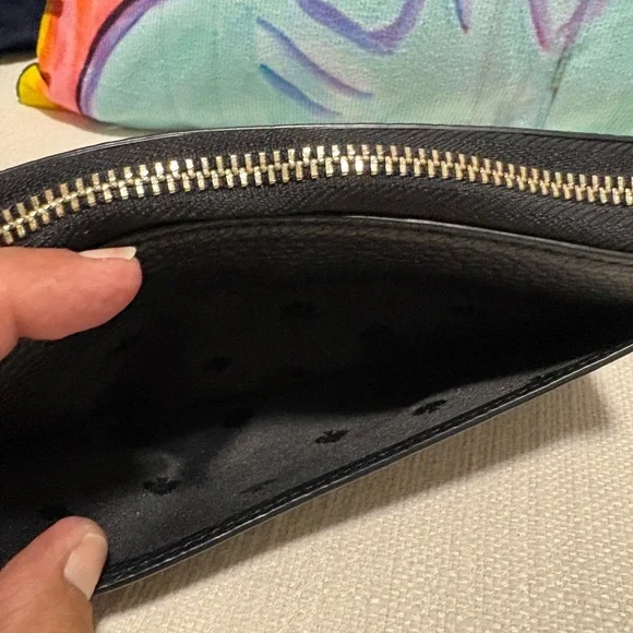 Kate Spade Black Zip-Around Wallet - Picture 4 of 7